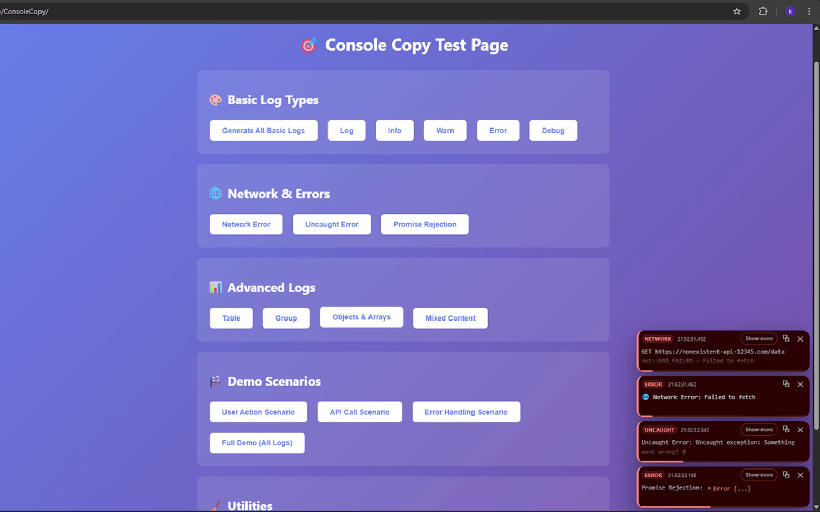Console Copy screenshot 3
