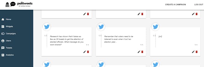 Politweets by Whole Whale gallery image