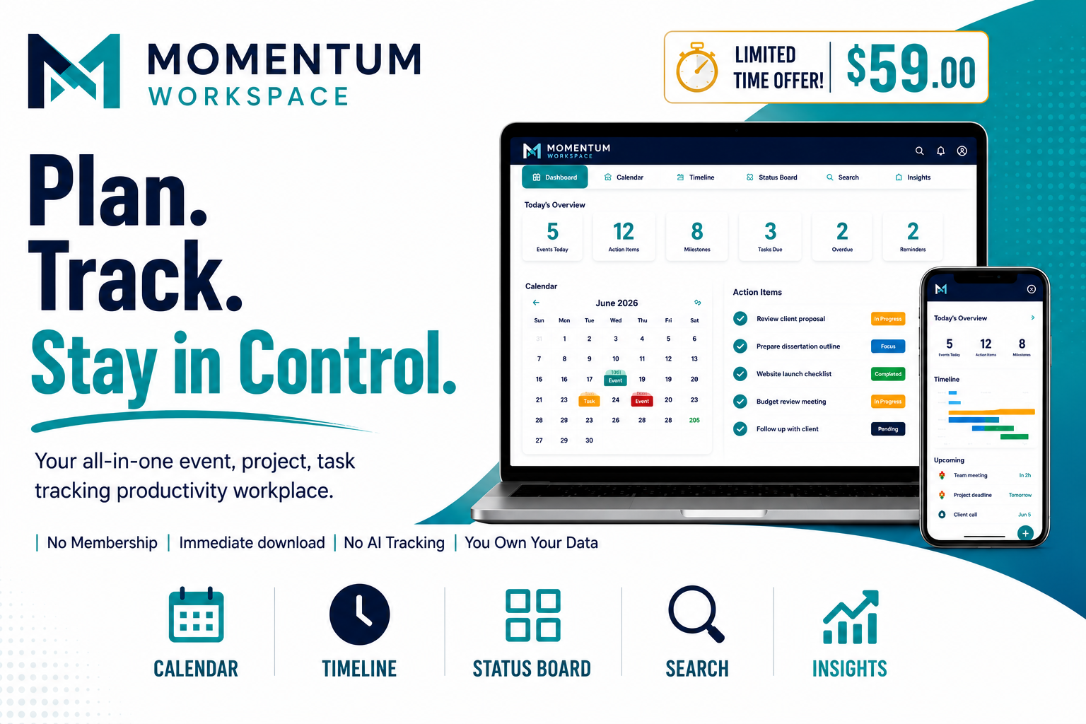 Momentum Workspace Demo