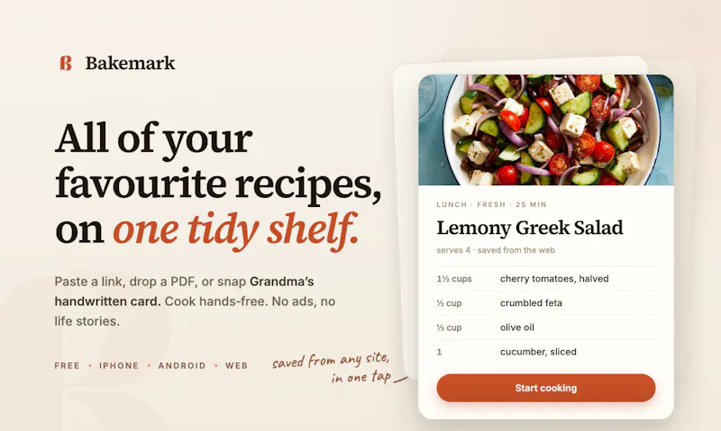 Bakemark screenshot 1