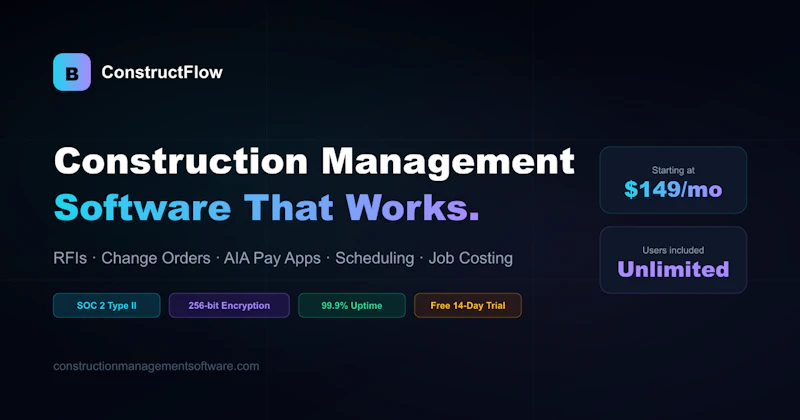 ConstructFlow  screenshot 1