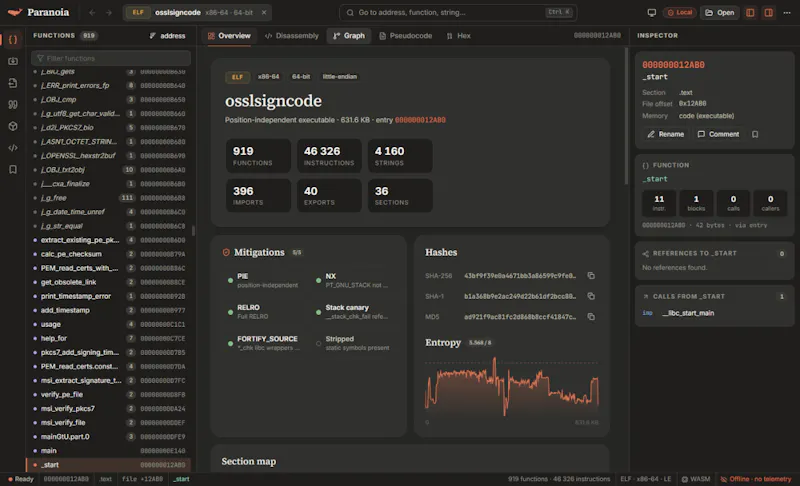 Paranoia screenshot 1