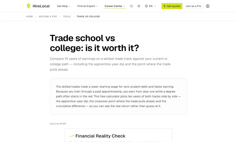 HireLocal screenshot 2