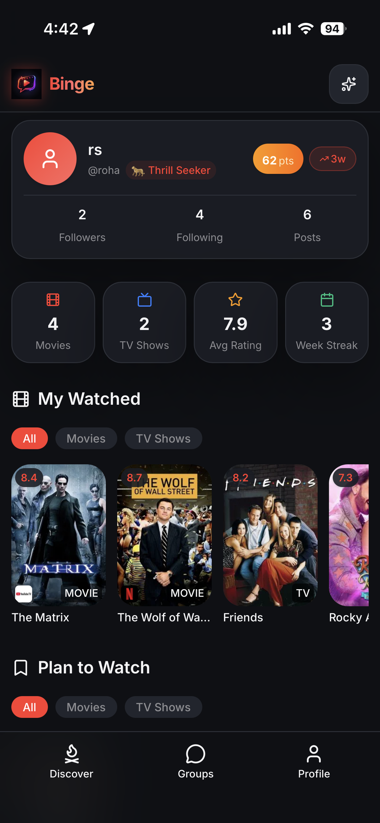 Binge: Watch with Friends media 1