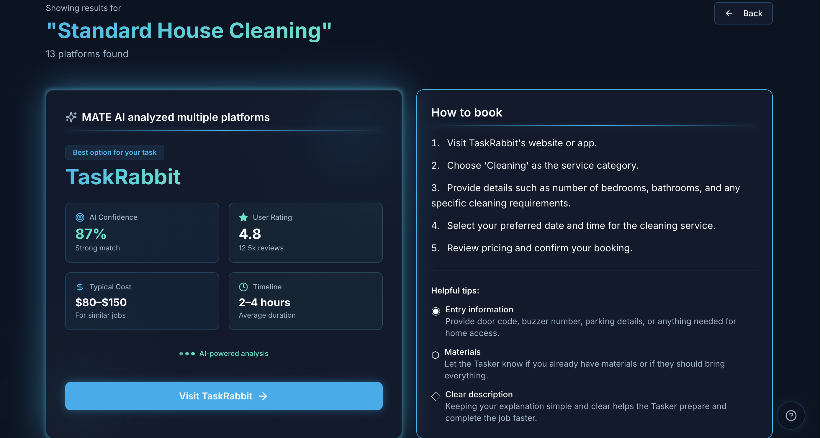 Mate - Screenshot 2 showing product features and functionality