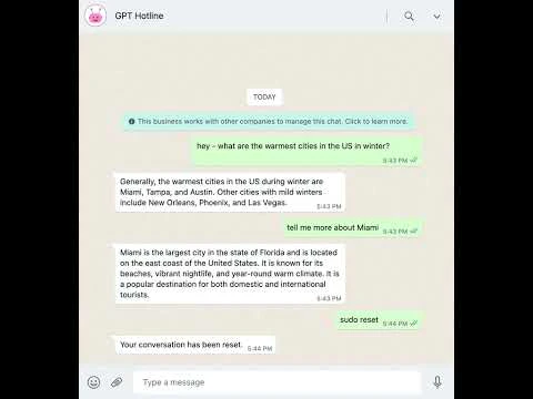Gpt Hotline — screenshot 1 showing tool features and UI