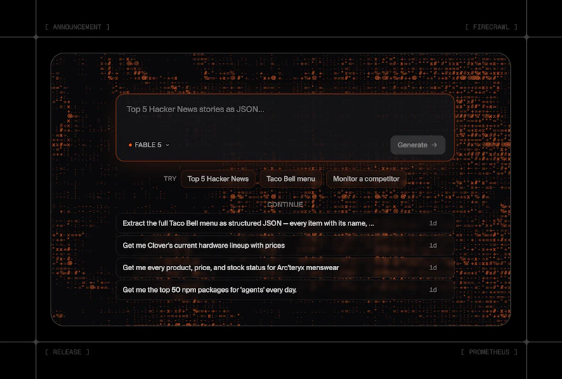 Prometheus by Firecrawl screenshot 2