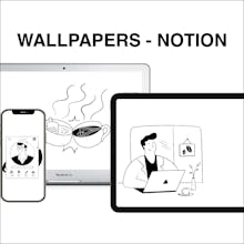 Wallpapers Pack inspired by Notion gallery image