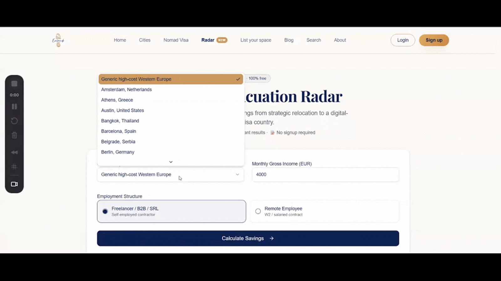 Enomads screenshot 1 (video preview)