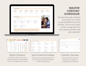 Social Media Planner Notion Template gallery image