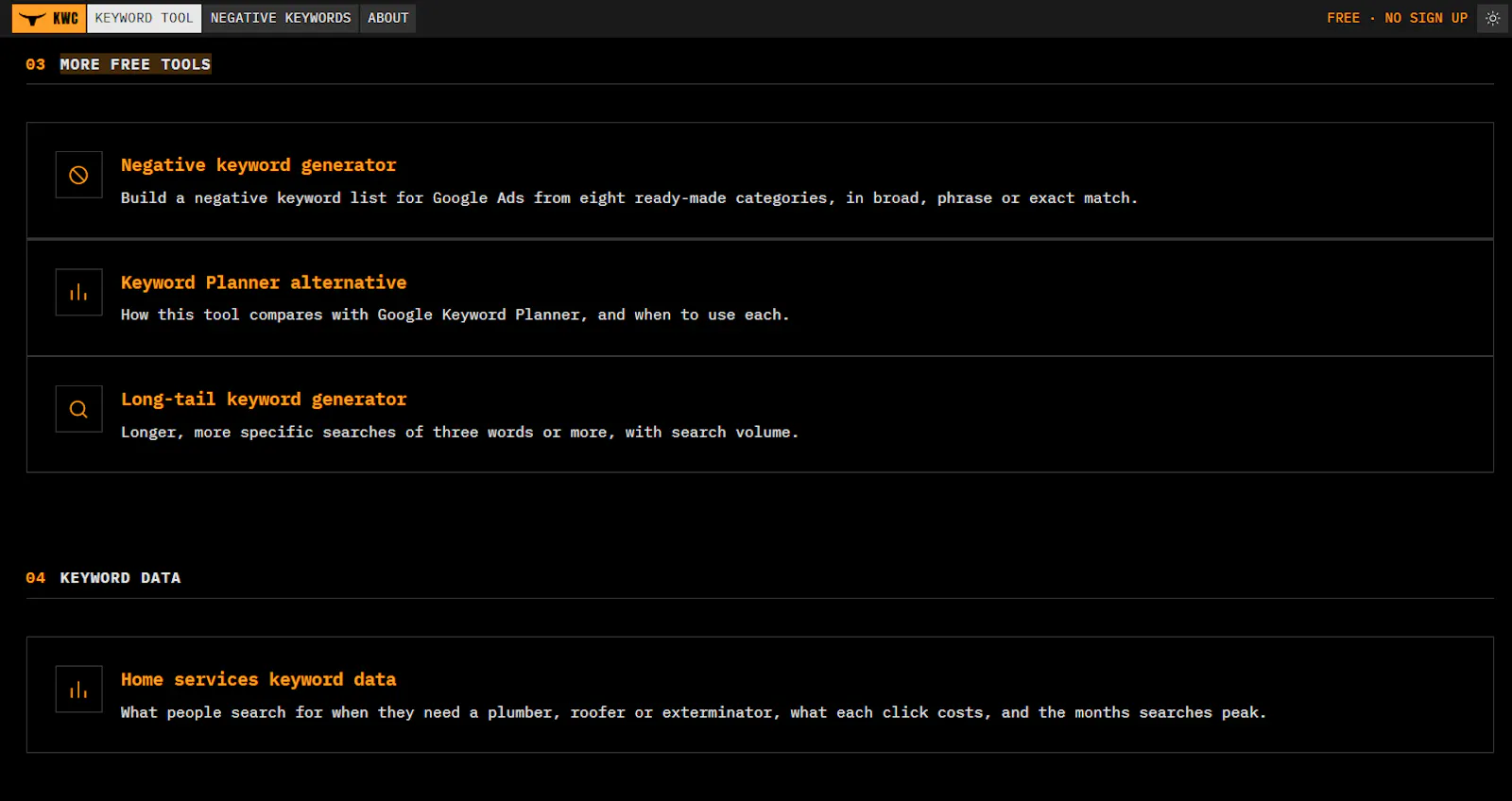 Keyword Cowboy Free Keyword Research... screenshot 3