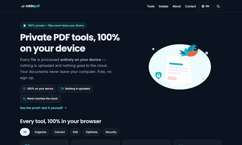 Robinpdf screenshot 4