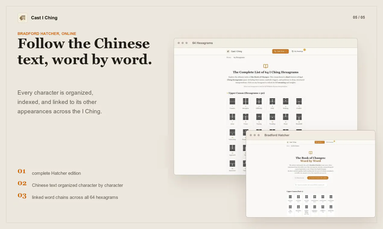 Cast I Ching gallery image