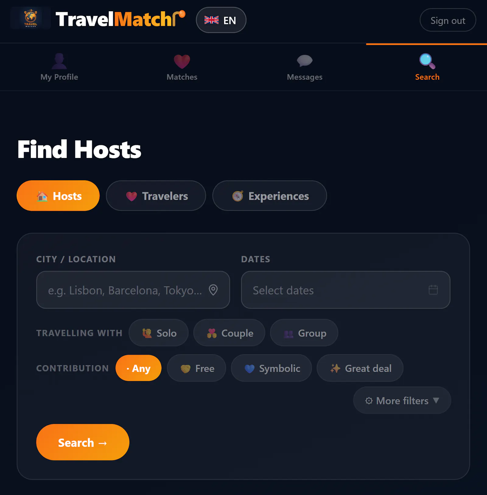 TravelMatchr screenshot 12