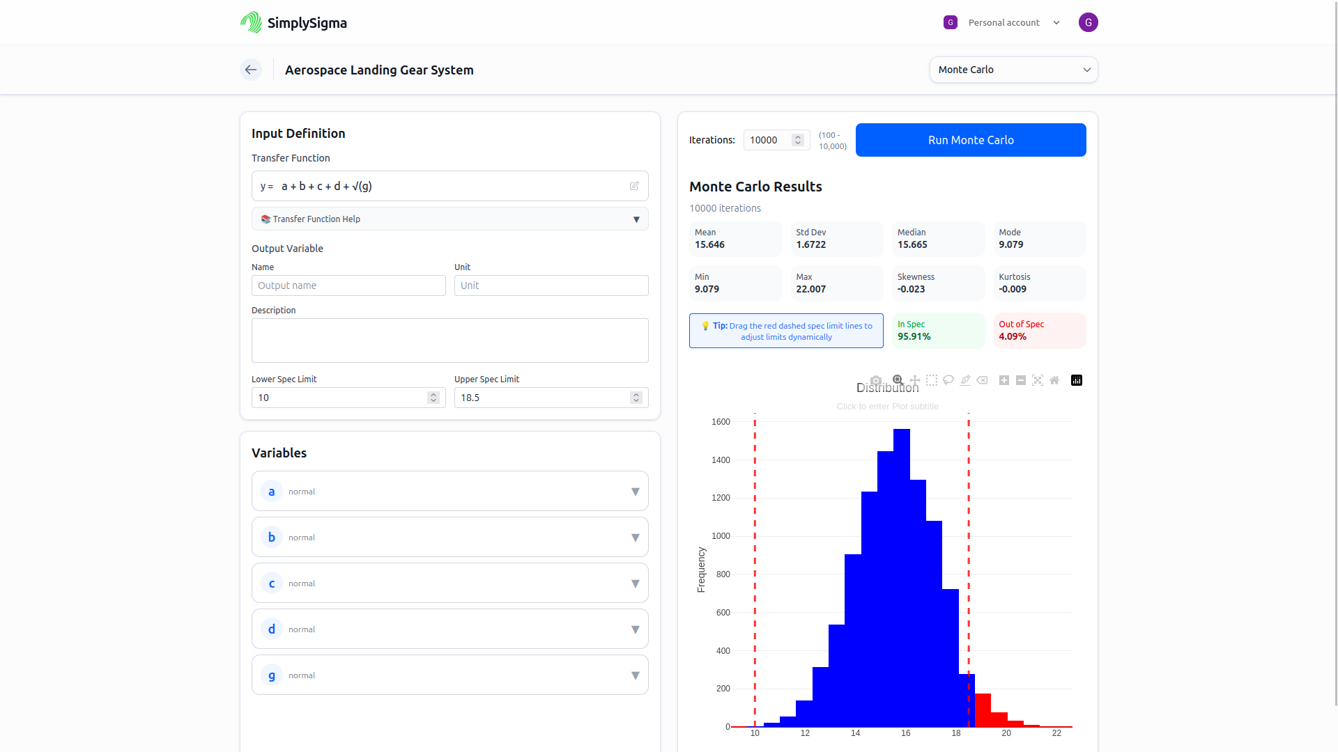 Simply Sigma - Screenshot 4 showing product features and functionality