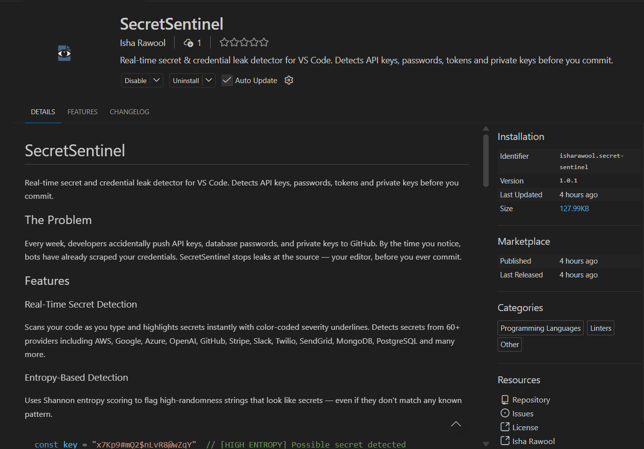 SecretSentinel gallery image