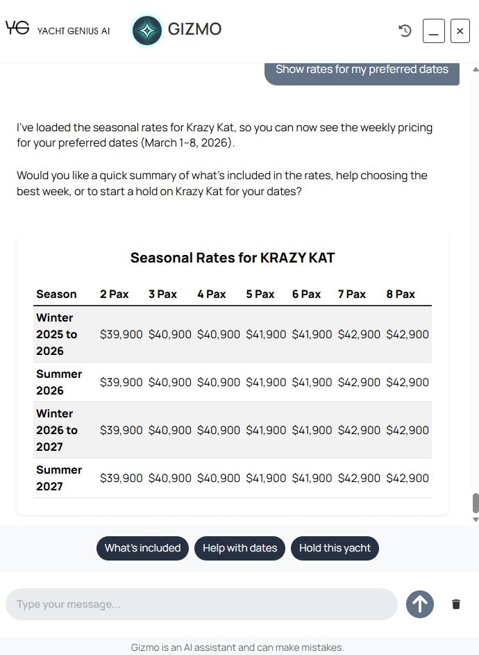 Yacht Genius AI gallery image