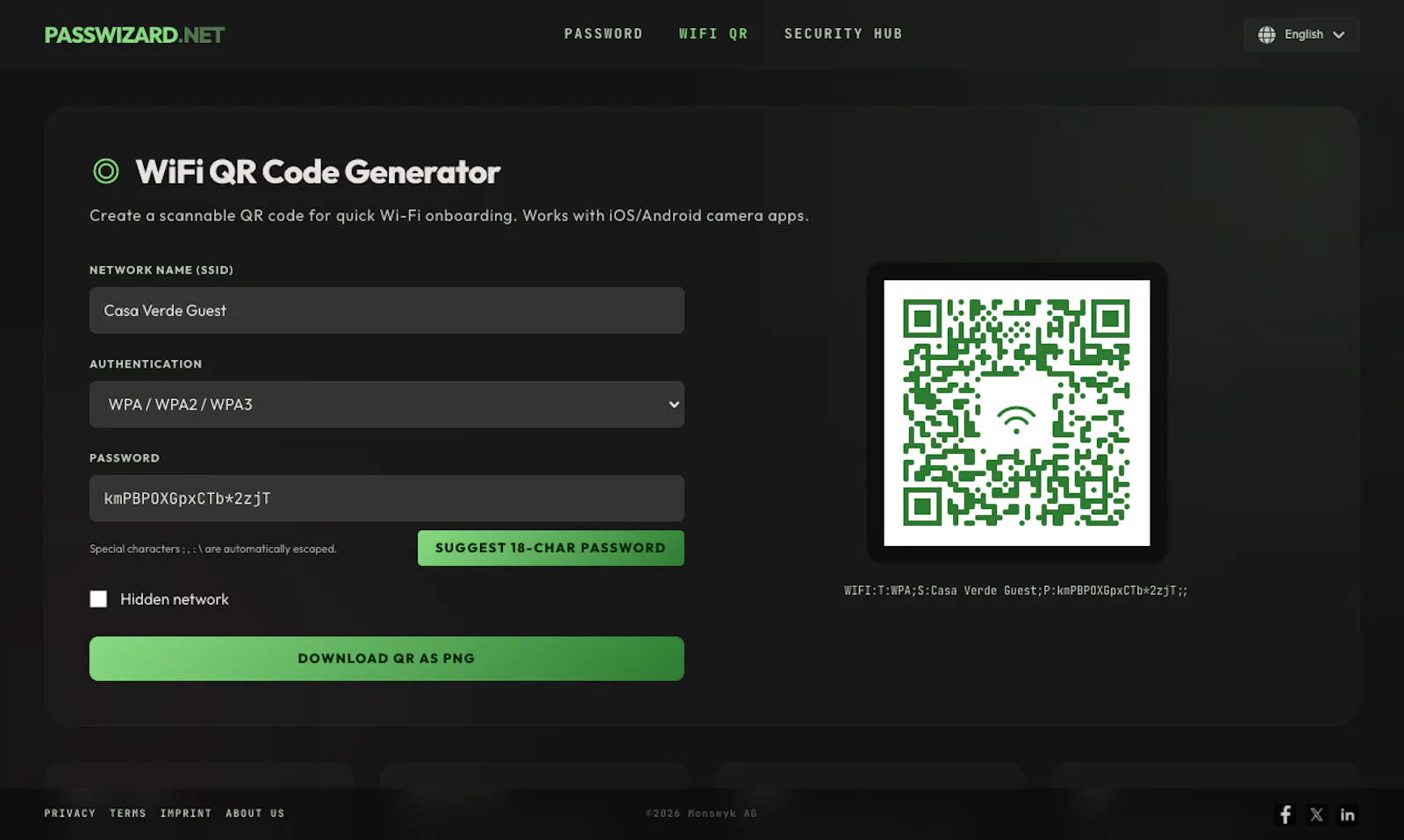 Passwizard screenshot 1