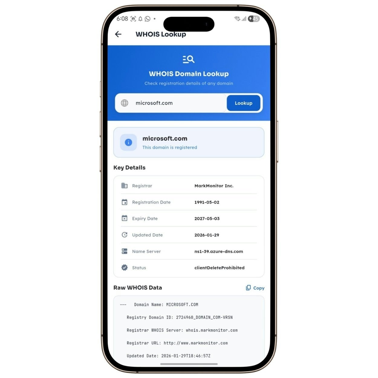 WHMCS Client Area App for Android & iOS gallery image
