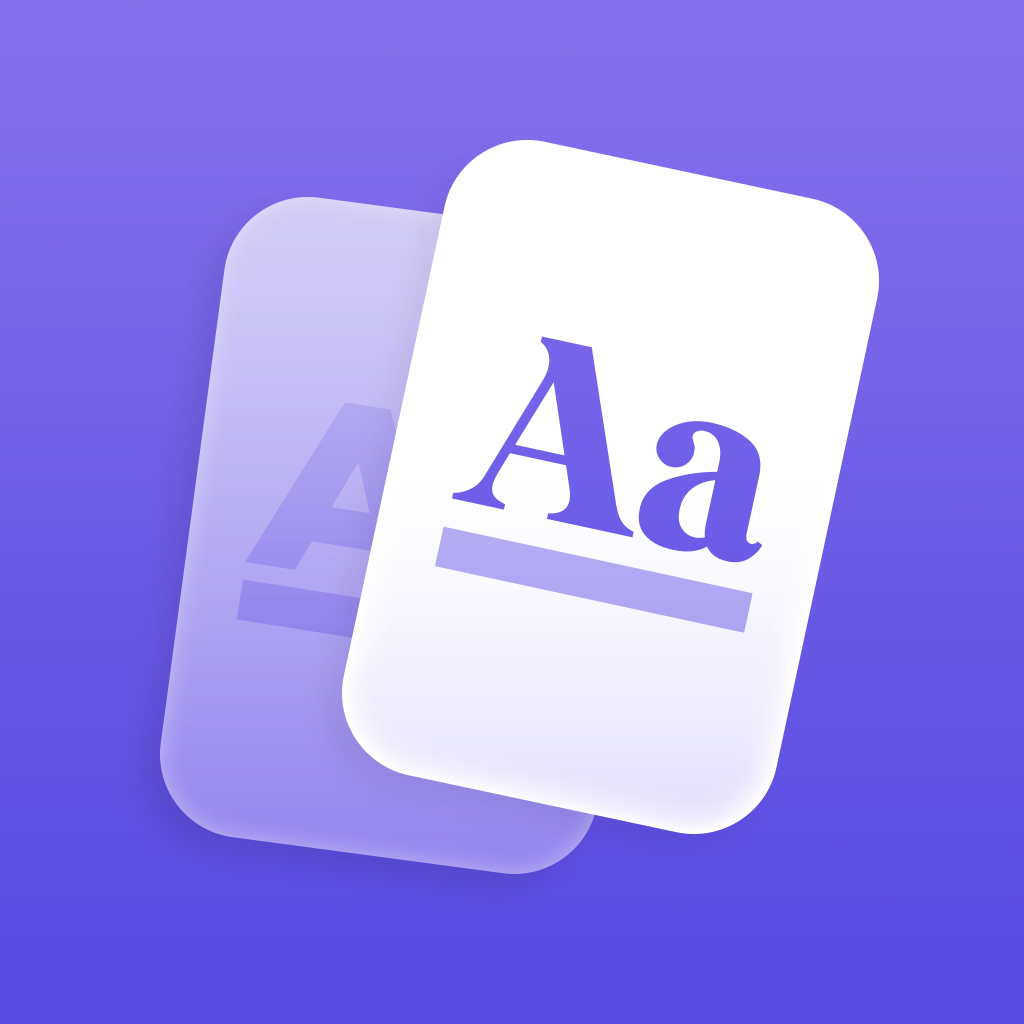 Font Swipe - Discover Fonts - Product Hunt launch logo and brand identity