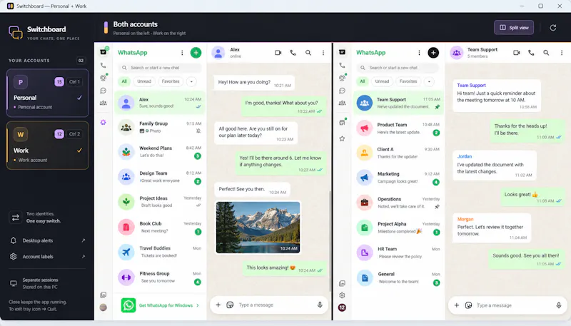 Switchboard screenshot 1