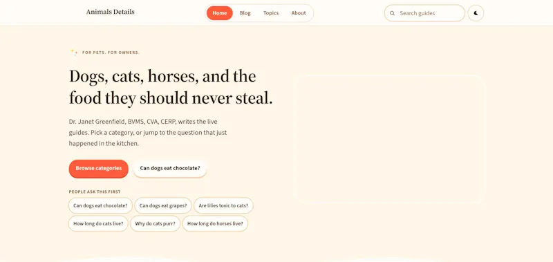 Animals Details screenshot 1