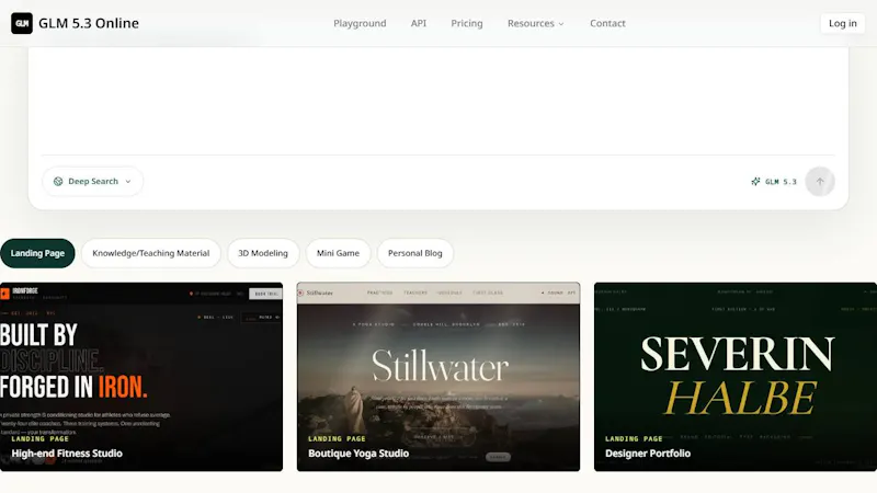 GLM 5.3 Online screenshot 3