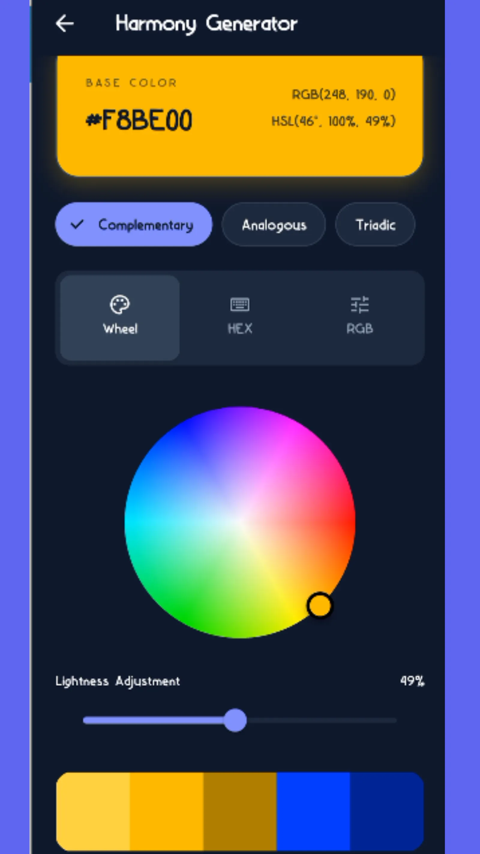 Color Palette Generator screenshot 3
