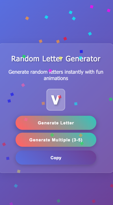 Random Letter Generator gallery image