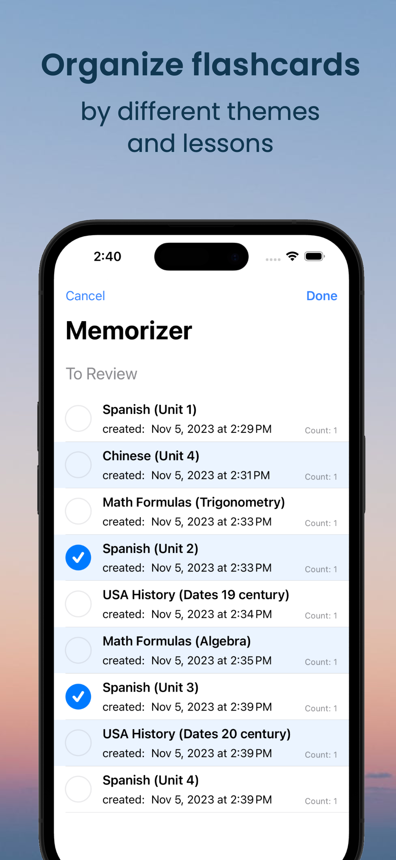 Memorizer: Learning Assistant gallery image