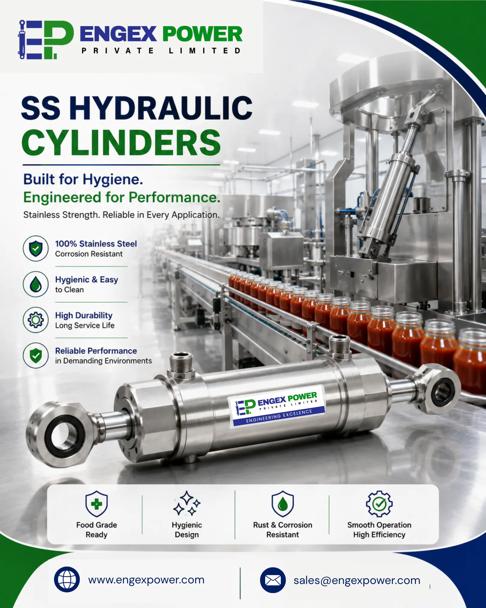 Custom Hydraulic Cylinder Manufacturer gallery image