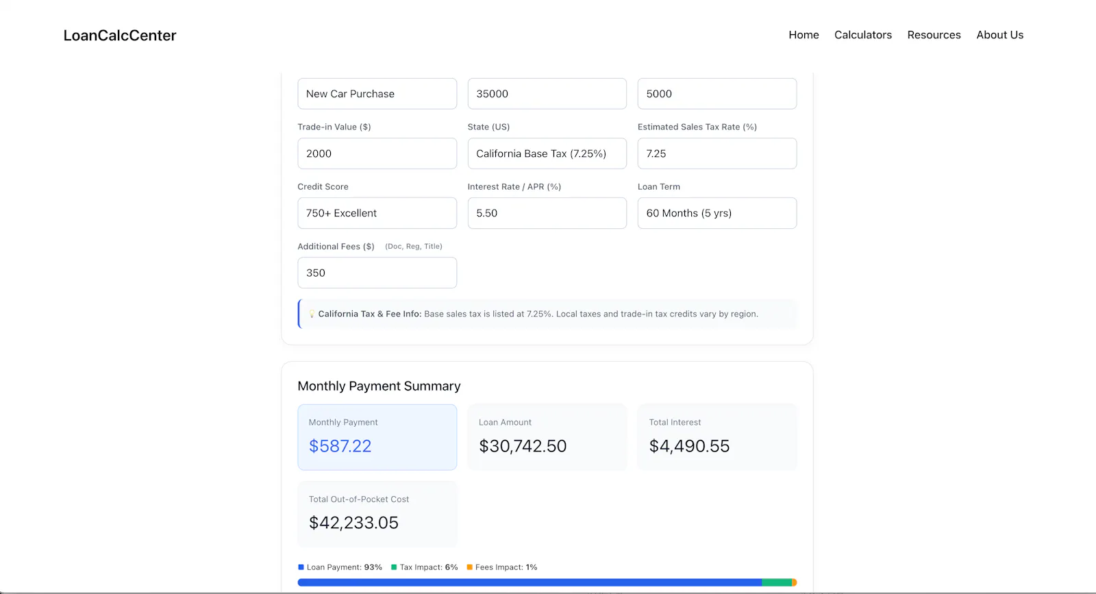 LoanCalcCenter screenshot 5