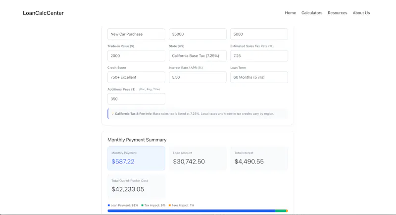 LoanCalcCenter screenshot 5