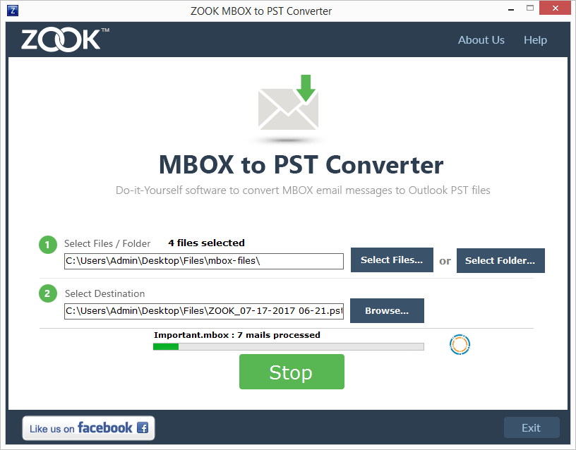 Zook Mbox a PST Converter media 5
