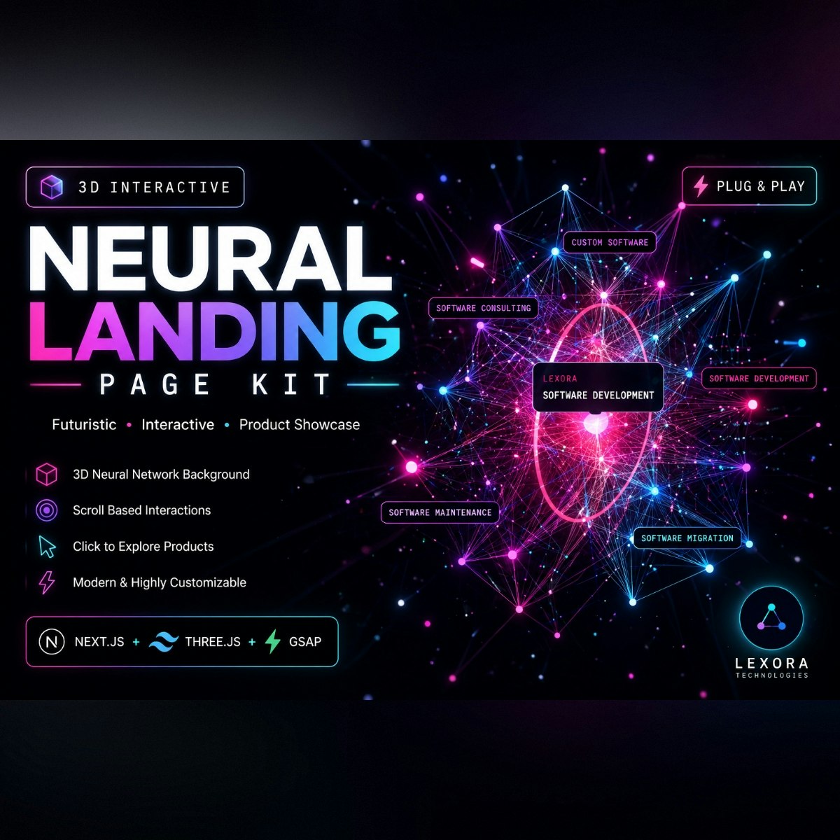 3D Neural Landing Page Kit