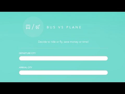 Bus vs Plane