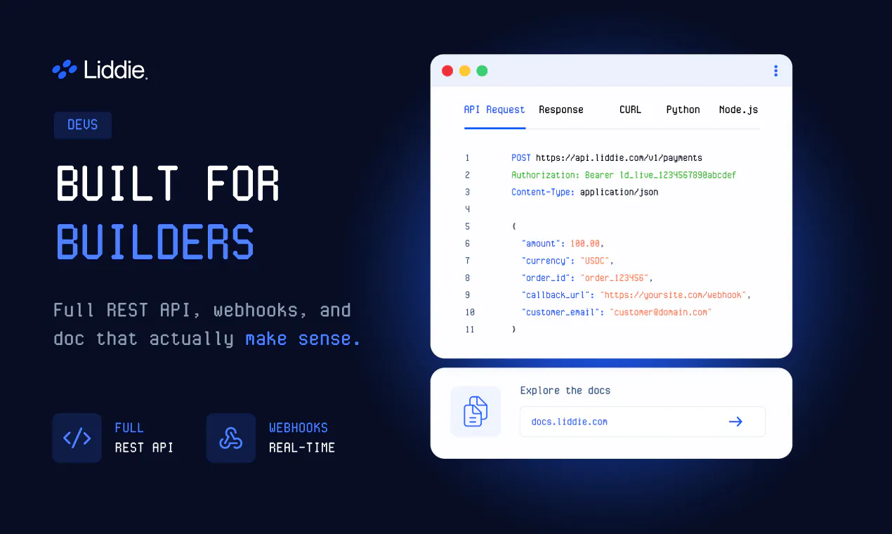 Liddie - Crypto Payments gallery image
