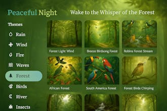 Peaceful Night: Sleep & Calm Sounds gallery image