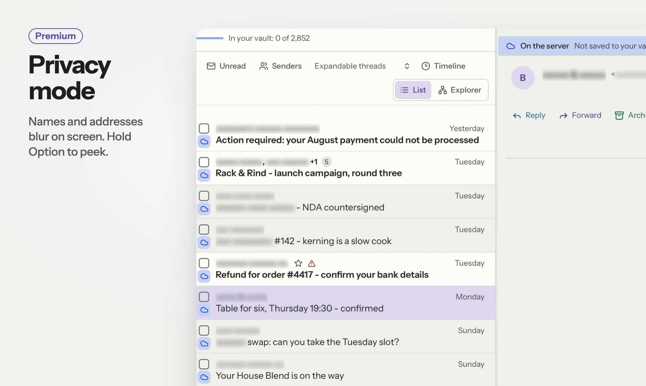 MailVault screenshot 1