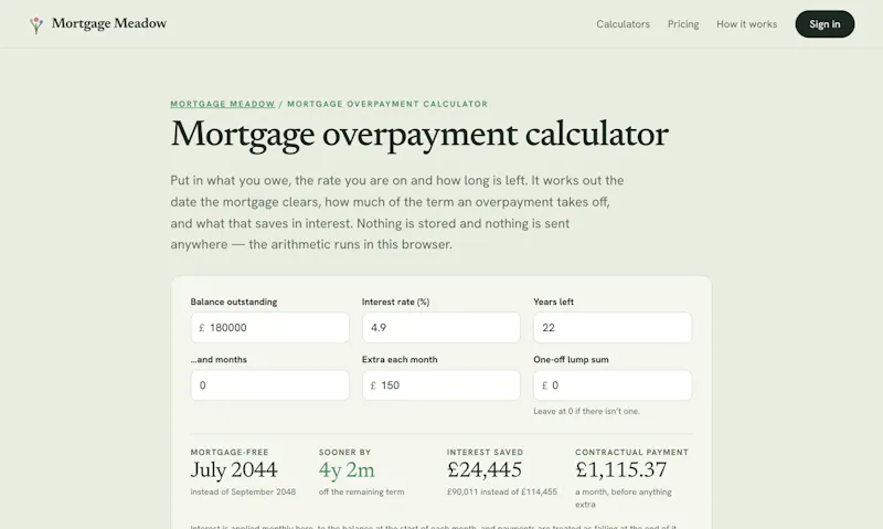 Mortgage Meadow screenshot 3