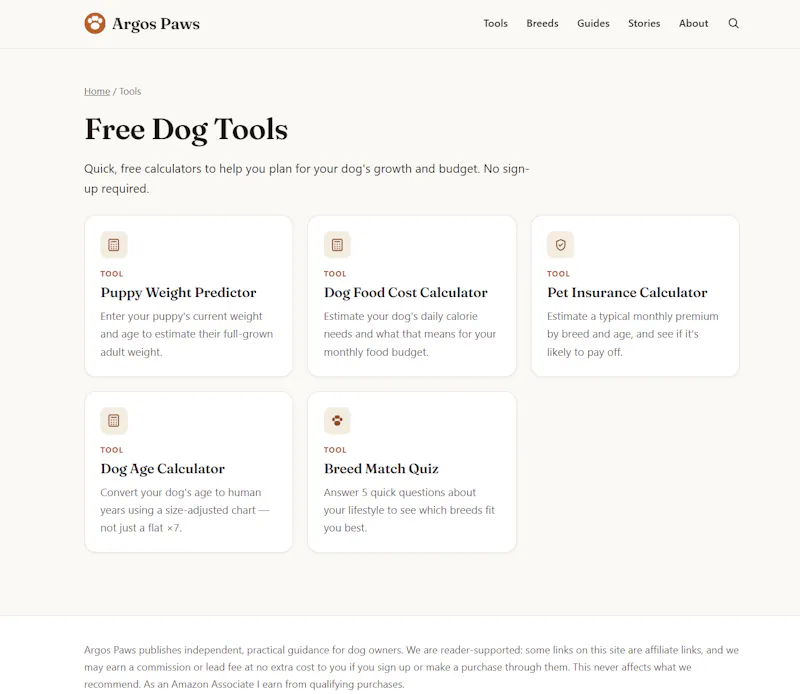 Argos Paws screenshot 2