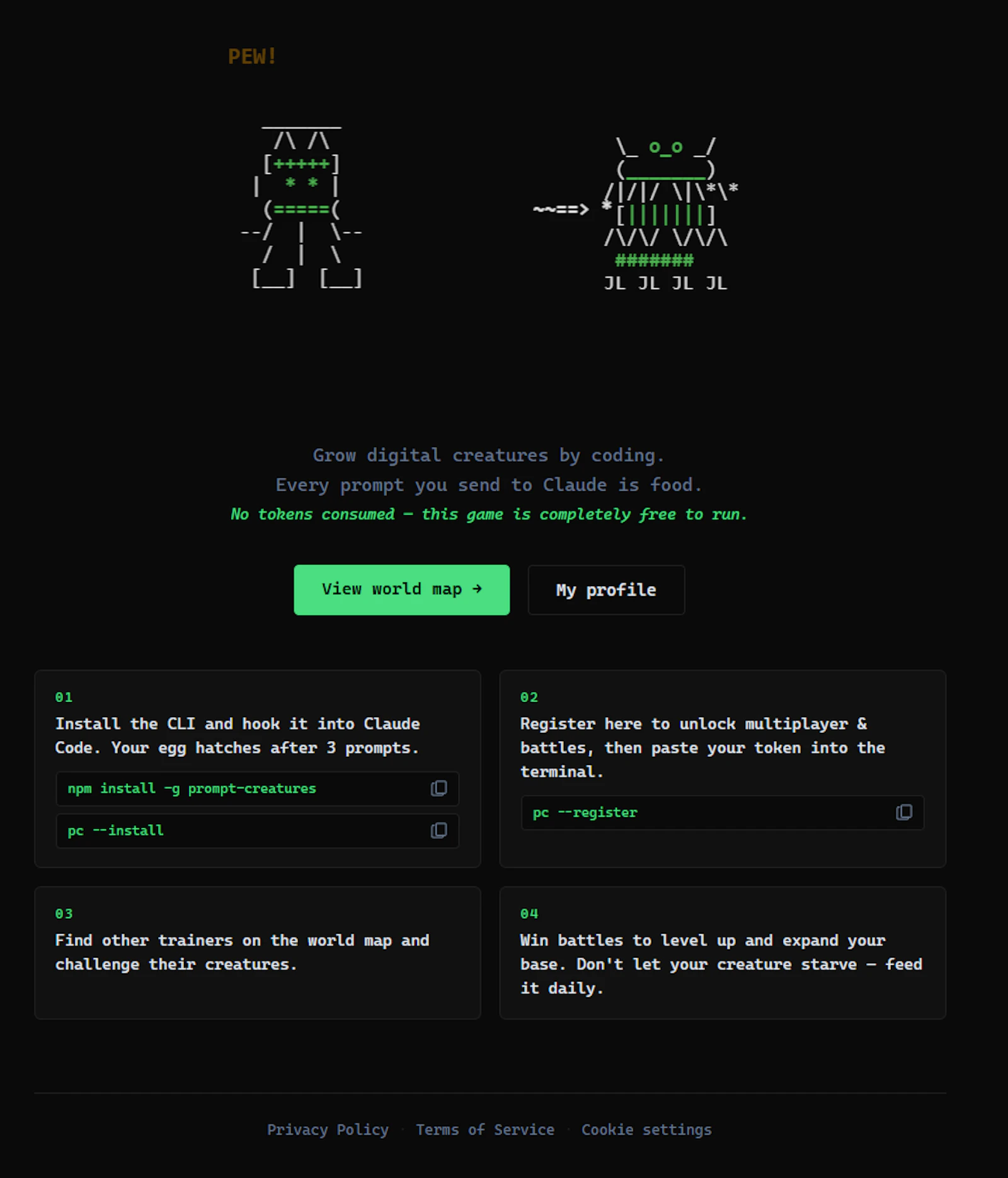 Prompt Creatures screenshot 1