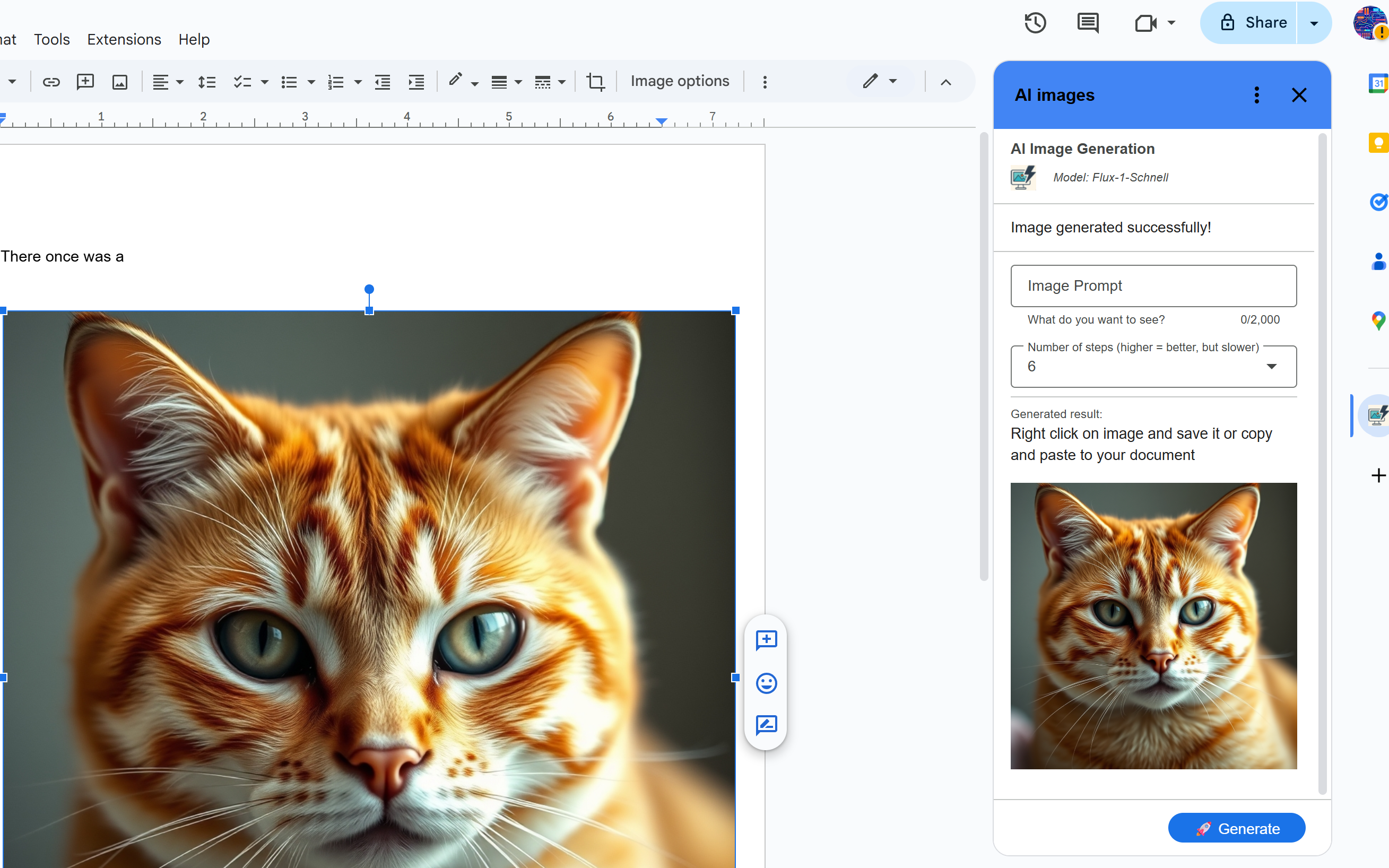 AI Images - Google Workspace Add-on gallery image
