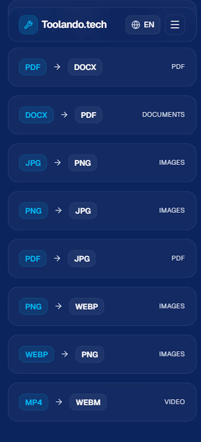 Toolando.tech screenshot 7
