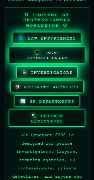 AI-powered Lie Detector gallery image