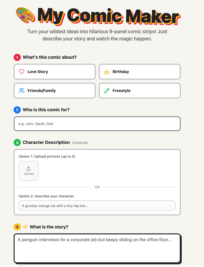 My Comic Maker gallery image