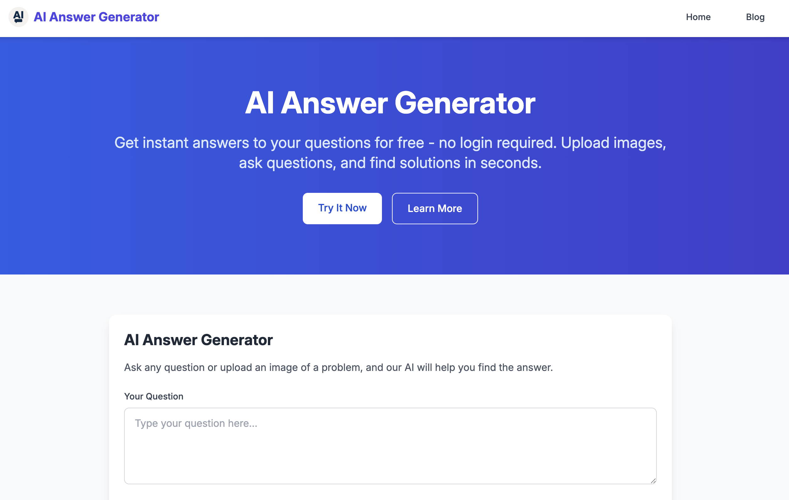 AI Answer Generator gallery image
