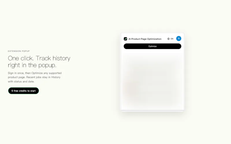 AI Product Page Optimization screenshot 5