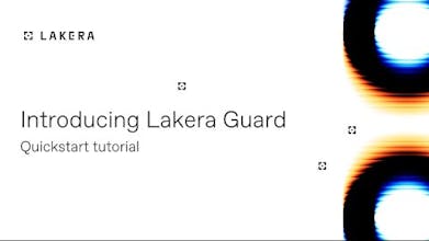 Lakera Guard API logo - Sicurezza senza eguali per le applicazioni di machine learning.