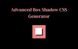 Advanced Box Shadow CSS Generator media 1